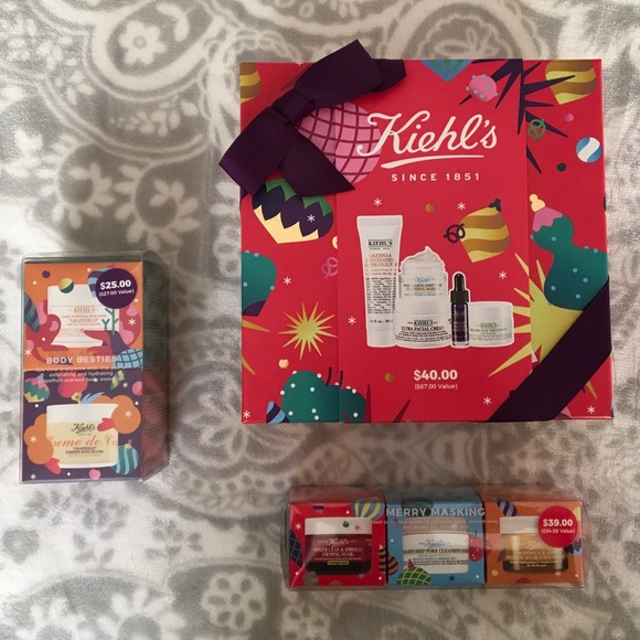 BRAND NEW Kiehl/'s Since 1851 3-pc a luxurious collection Merry Masking set